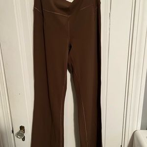 Lululemon Groove High Rise Split Hem Flared Nulu Athletic Pants, size 12